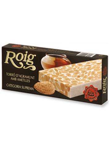 Turrón de Agramunt duro con almendra 200 g · Torrons Roig