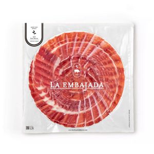 Sobre de jamón de cebo ibérico 50% cortado a máquina